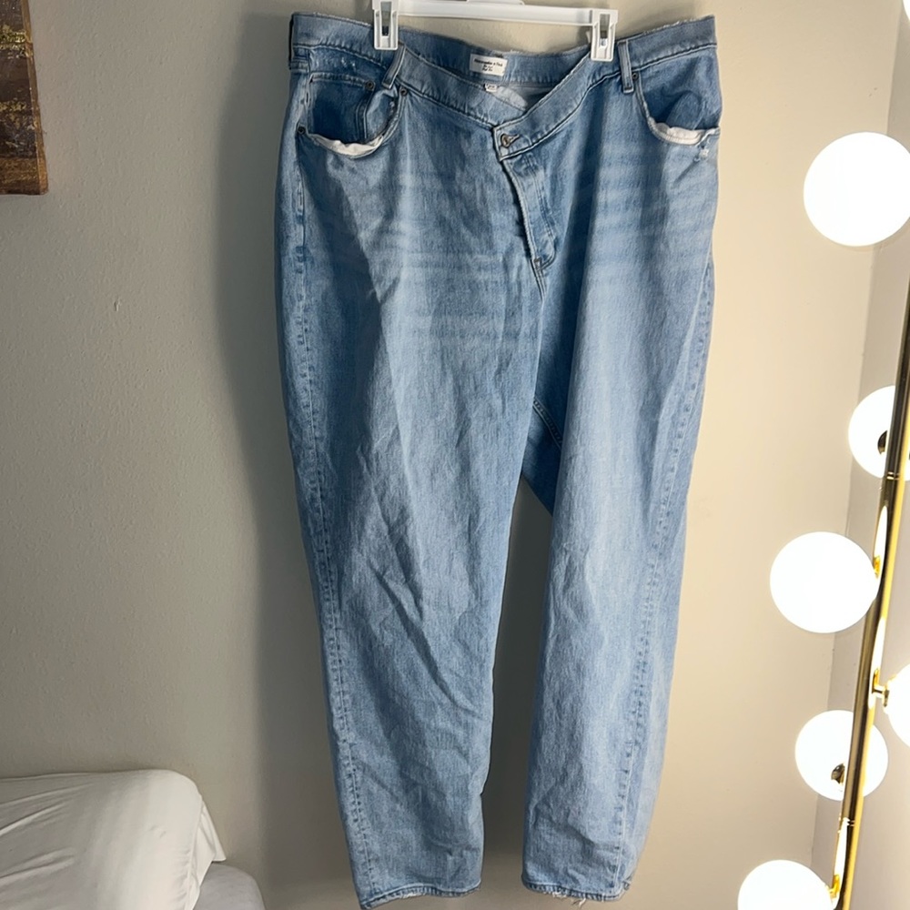 Curve love the dad high rise jeans